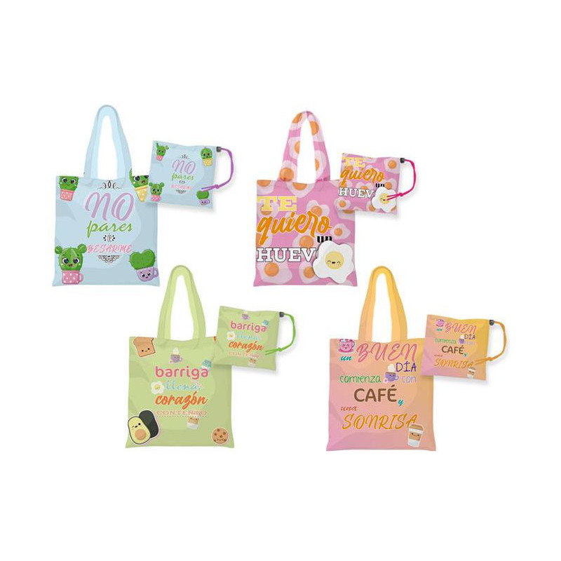 Bolsas plegables frases divertidas