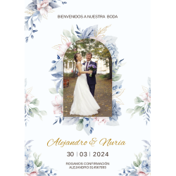 Invitación modelo lavanda