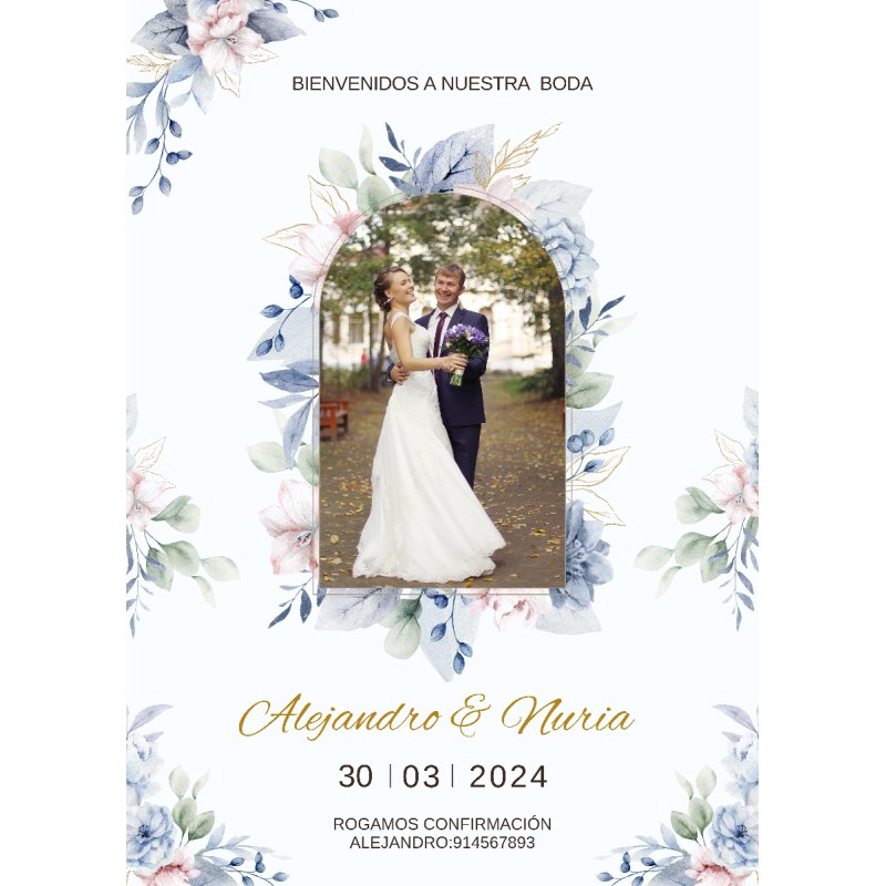 Invitación modelo lavanda