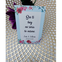 Tarjetas para detalles de...