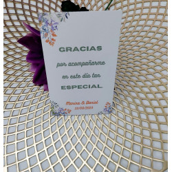 Tarjetas para detalles de...