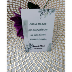 Tarjetas para detalles de...