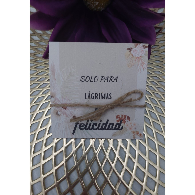 lagrima de felicidad modelo boho