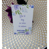 Tarjetas para detalles de tus invitados petunia