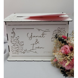 Caja para sobres de boda