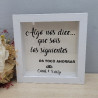 Huchas personalizadas. modelo: algo nos dice que sois los siguientes