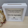 Huchas personalizadas. modelo :para que empecéis a ahorrar