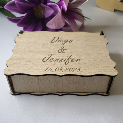 Caja de madera personalizada