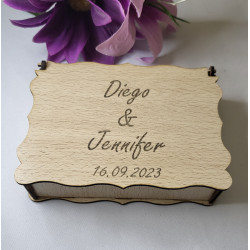 Caja de madera personalizada