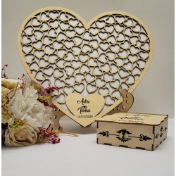 Corazon puzzle firmas