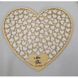 Corazon puzzle firmas