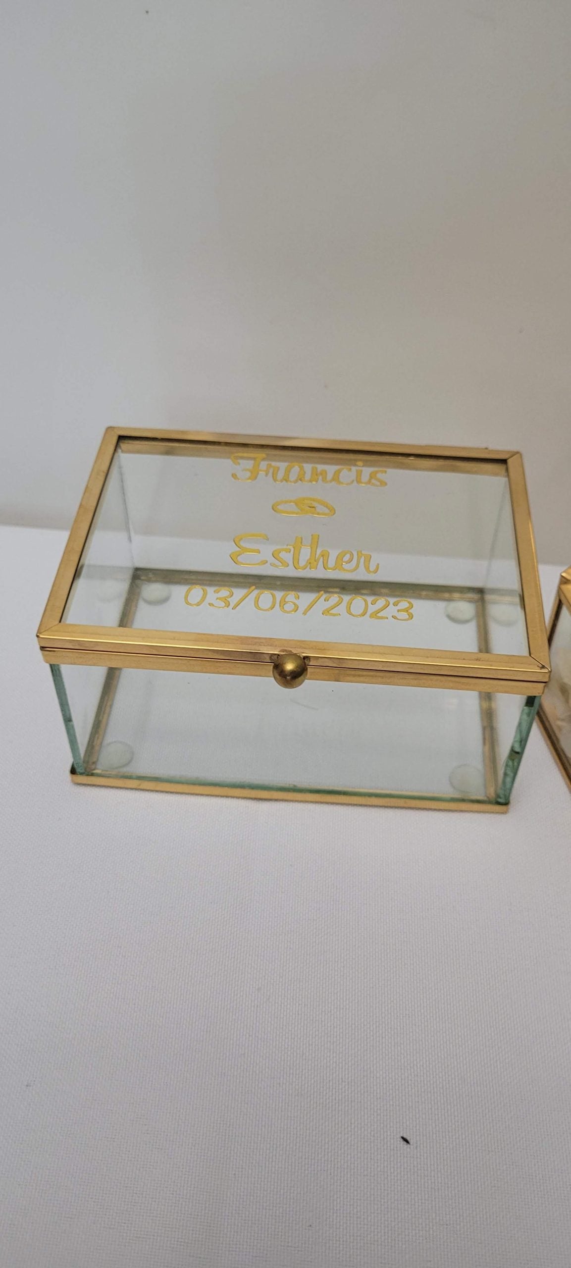 Cajita arras o porta alianzas