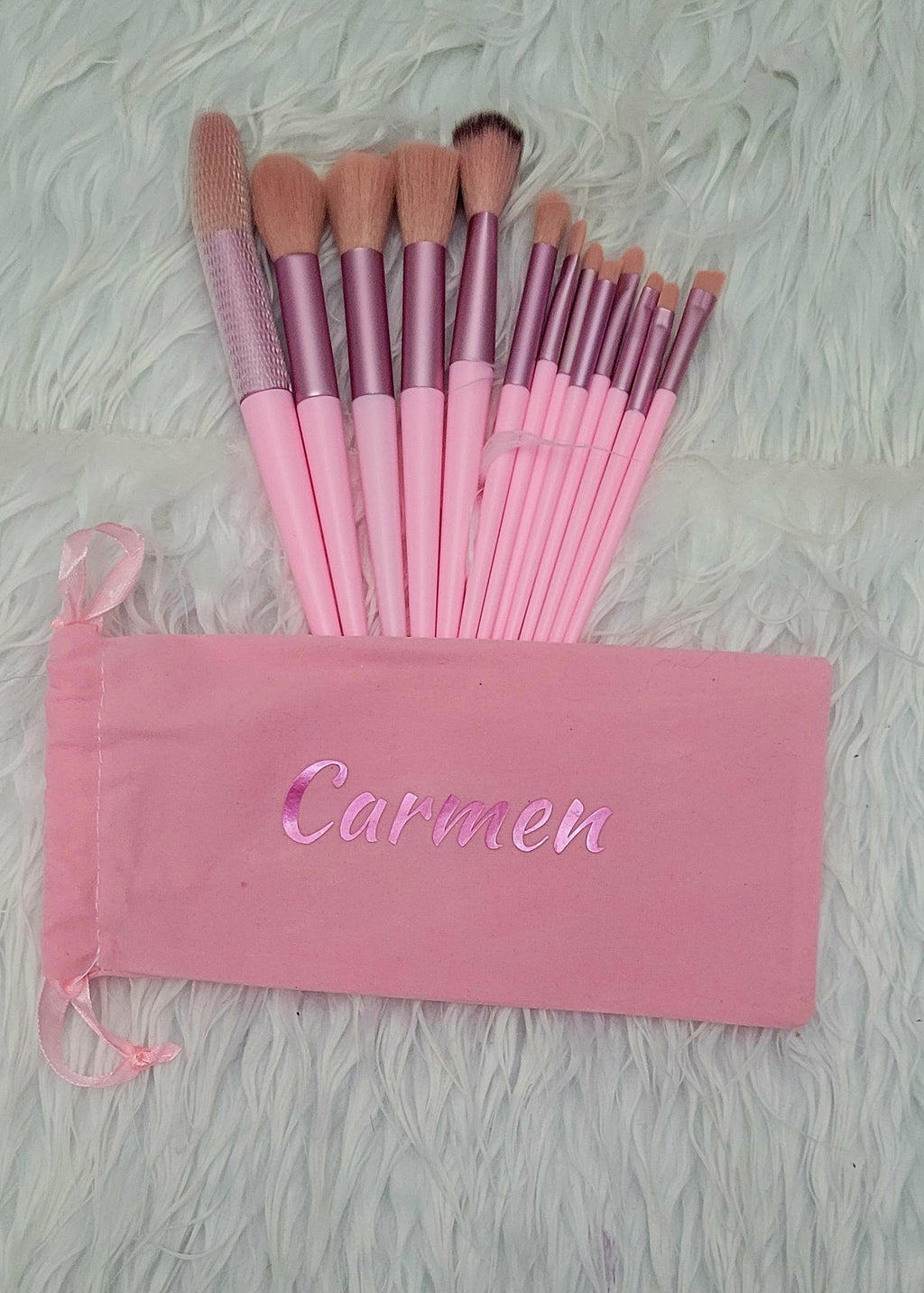 bolsita personalizada con 13 brochas