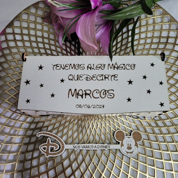 Caja más llave Disney Mickey
