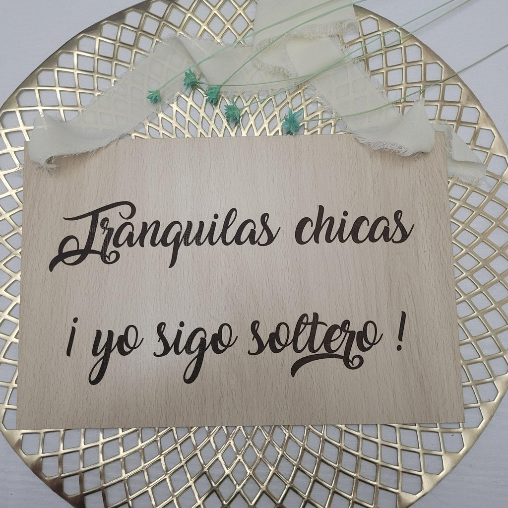 Cartel para pajes de bodas