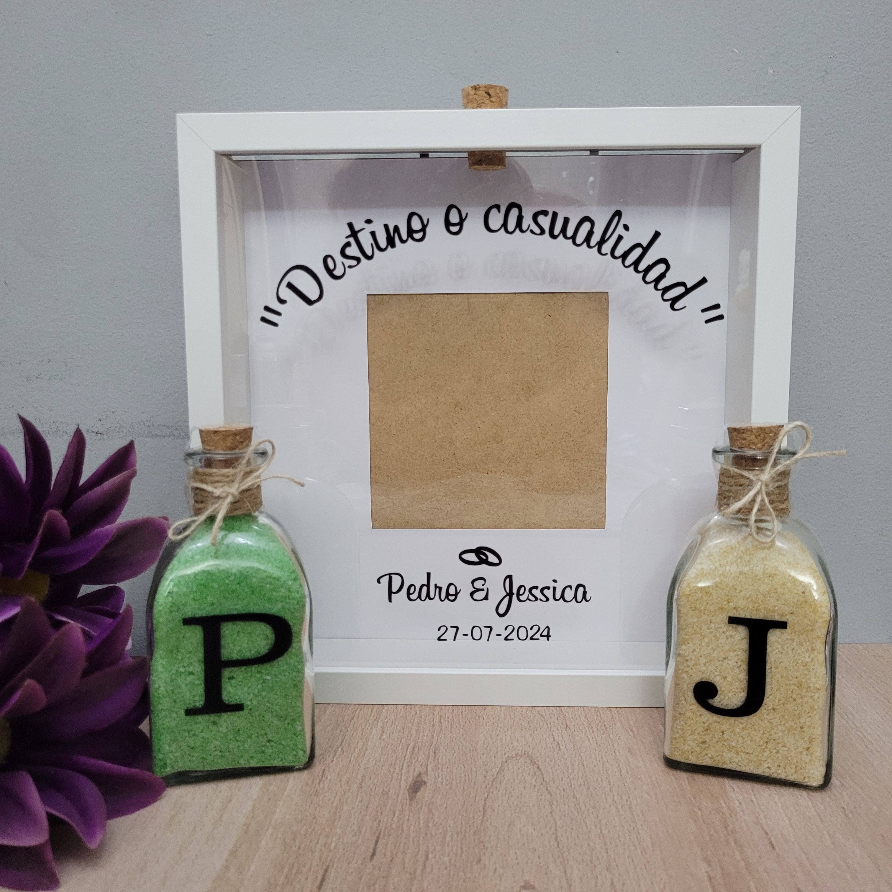 Ritual de arena para bodas personalizado Destino o casualidad