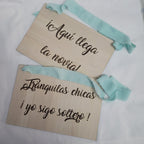 Cartel para pajes de bodas