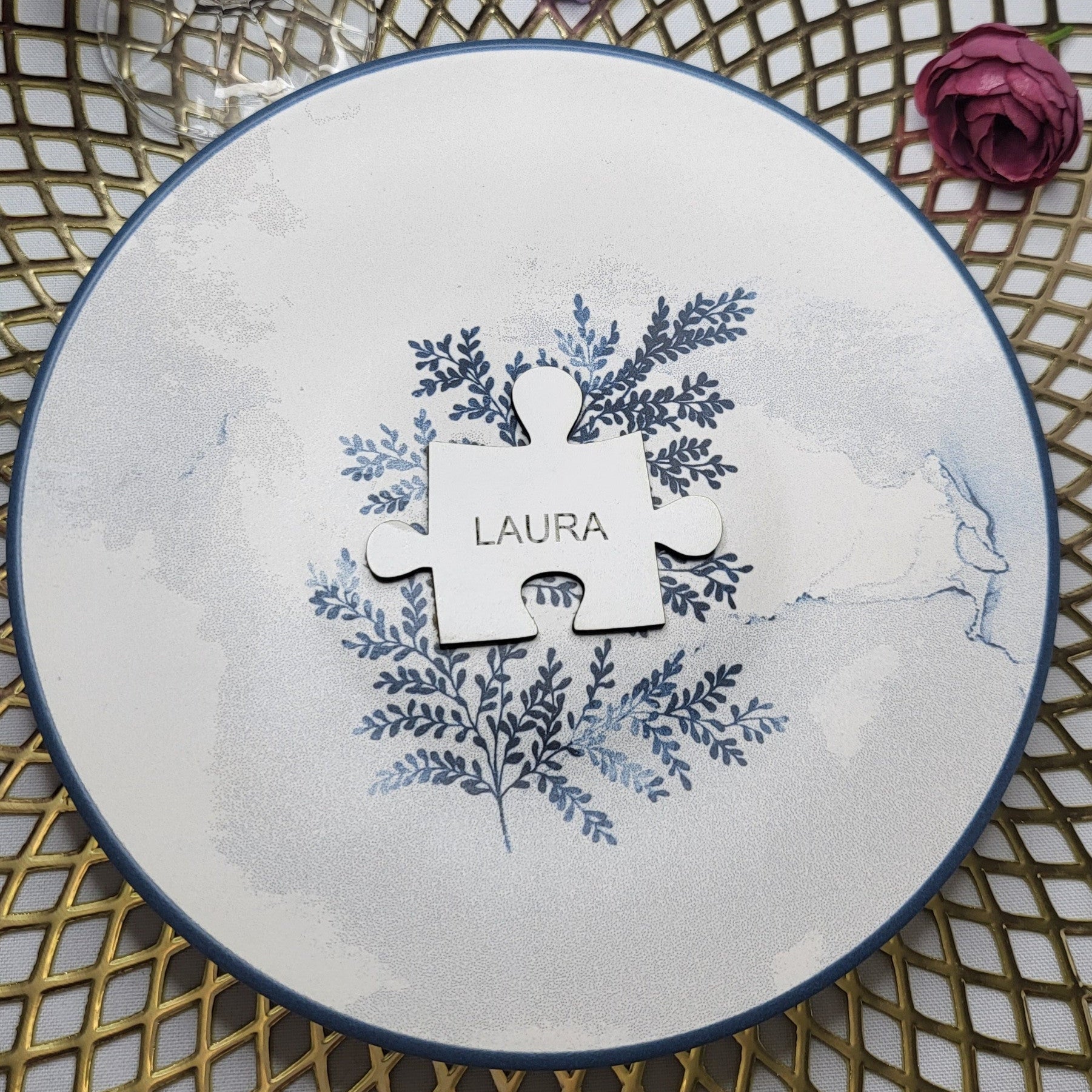 Marcasitios blancos fichas puzzle