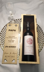 Caja de botella para vino