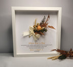 Cuadro flores preservadas "modelo otoñal"