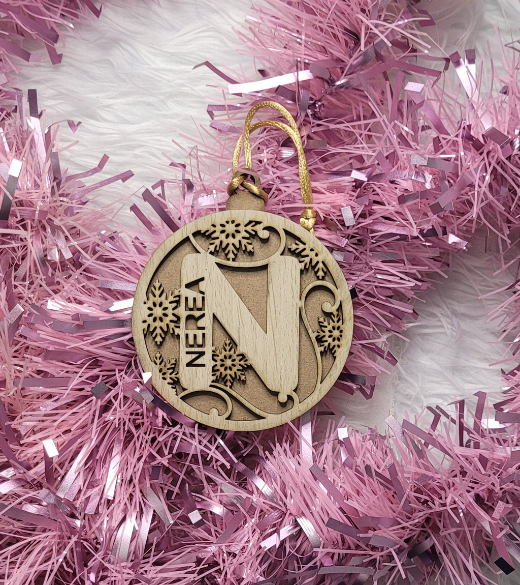 Bolas navidad iniciales