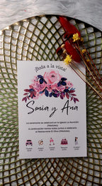 Invitación modelo alejandrita
