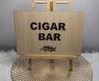 Cartel madera cigar bar
