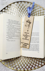 Marcapáginas de madera personalizados comunión