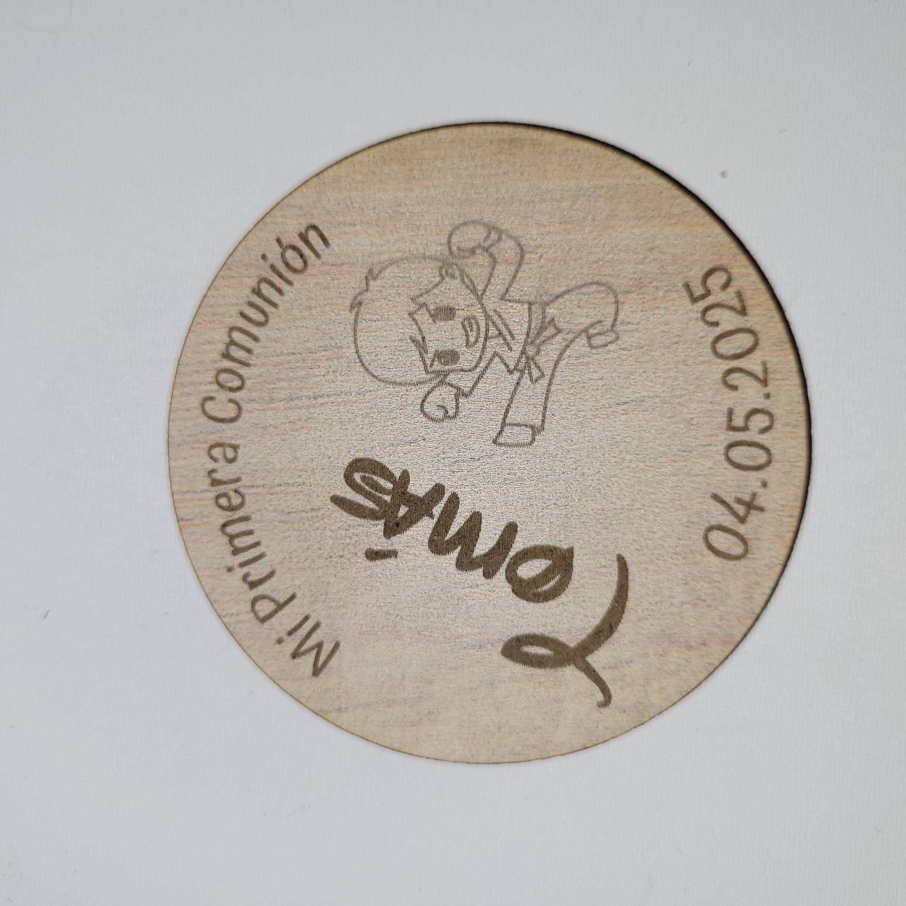 Corta pizza personalizado para comuniones