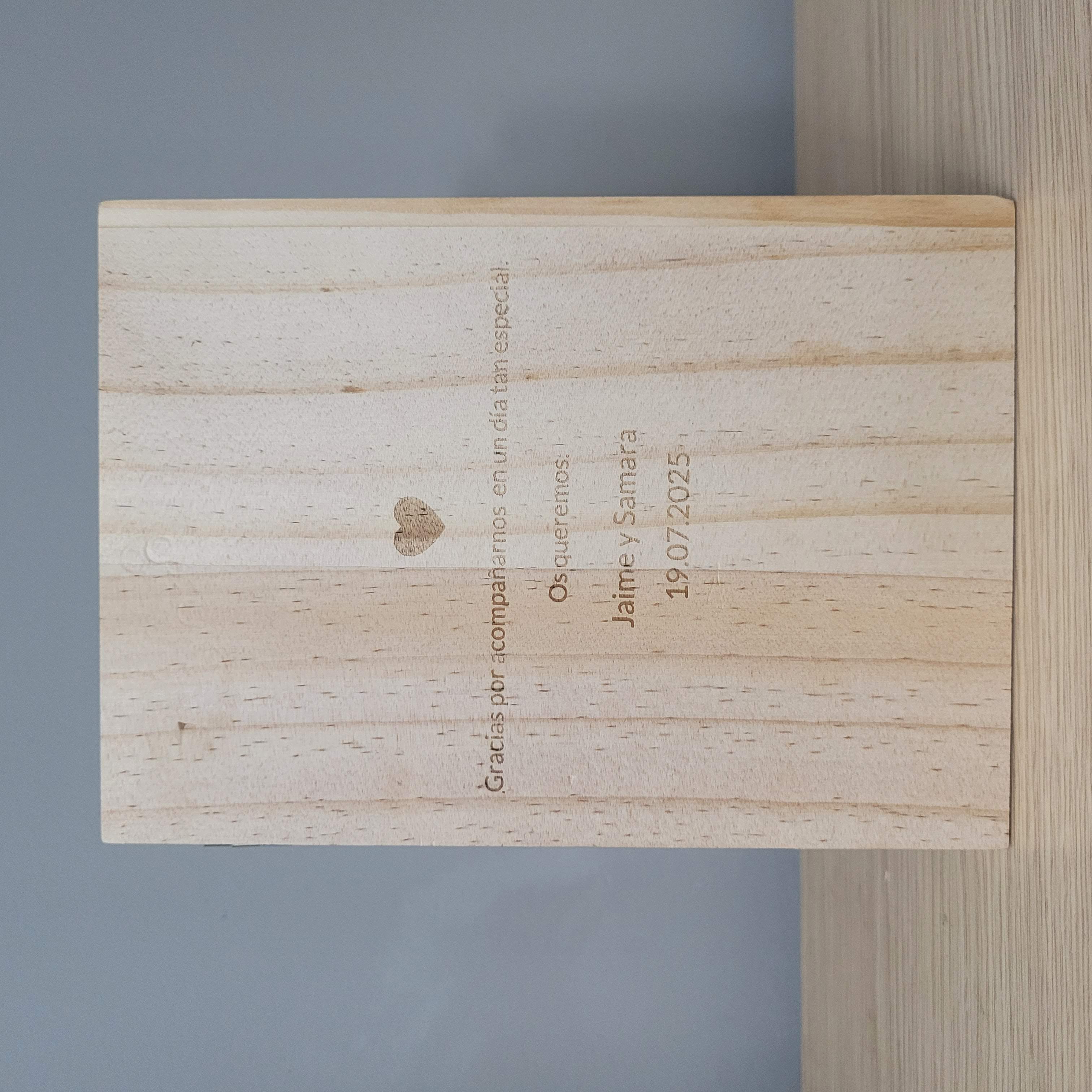 Foto libro personalizado grabado a laser